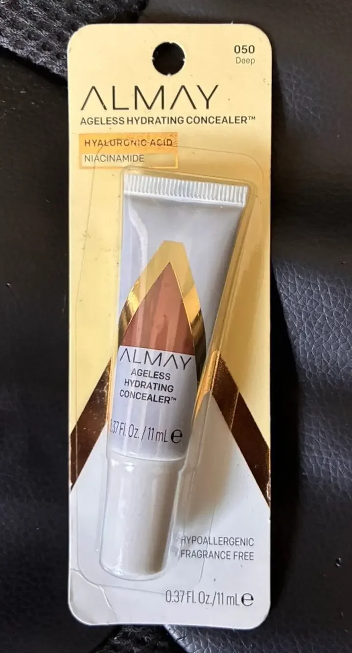 Almay Ageless Hydrating Concealer Deep Hyaluronic Acid Niacinamide 0.37oz